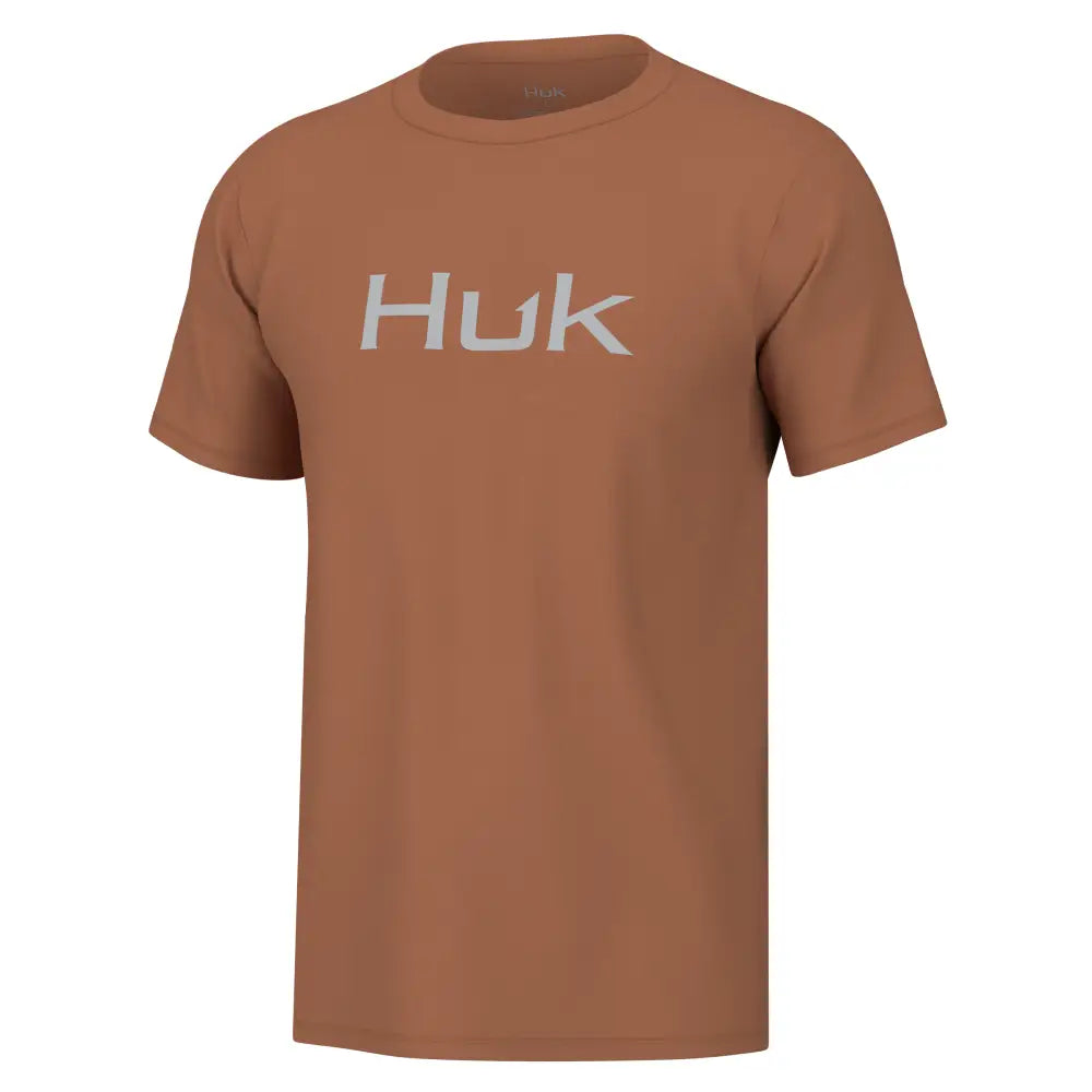 Huk Short Sleeve Shirts Huk Logo Shirt Sunburn m Buy at Faith and Freedom Outdoors