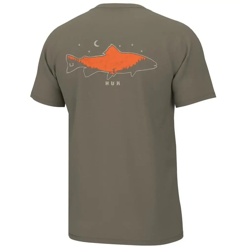 Huk Short Sleeve Shirts Huk Moon Trout Shirt Overland Trek s Buy at Faith and Freedom Outdoors