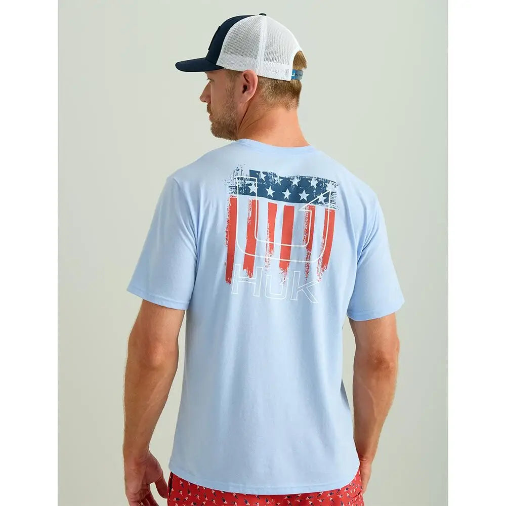 Huk Short Sleeve Shirts Huk Salute T-shirt Windsurfer Xl Buy at Faith and Freedom Outdoors