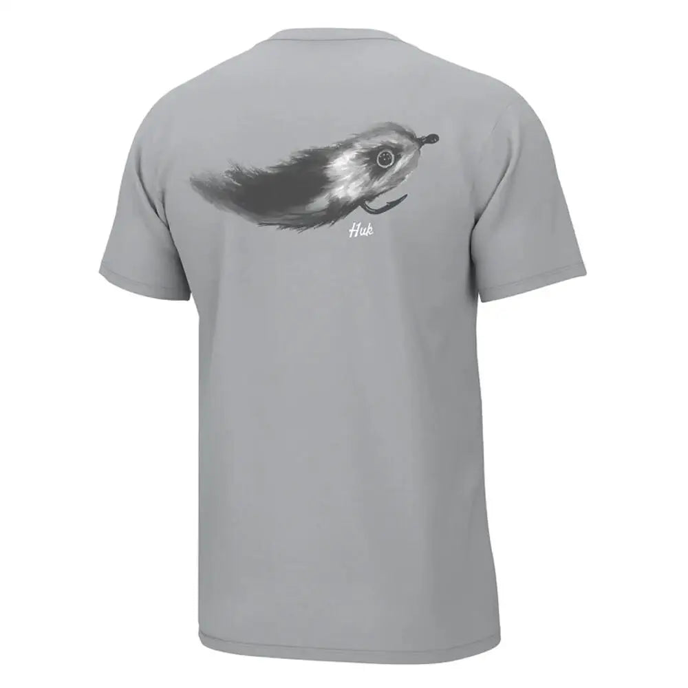 Huk Short Sleeve Shirts Huk Streamer Fly Shirt Harbor Mist l Buy at Faith and Freedom Outdoors