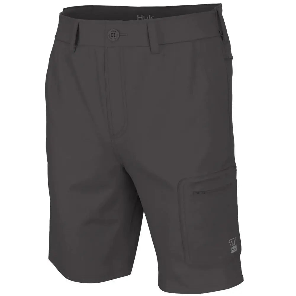 Huk Shorts|clothing & Footwear Huk Next Level 10.5’’ Shorts Iron l Buy at Faith and Freedom Outdoors