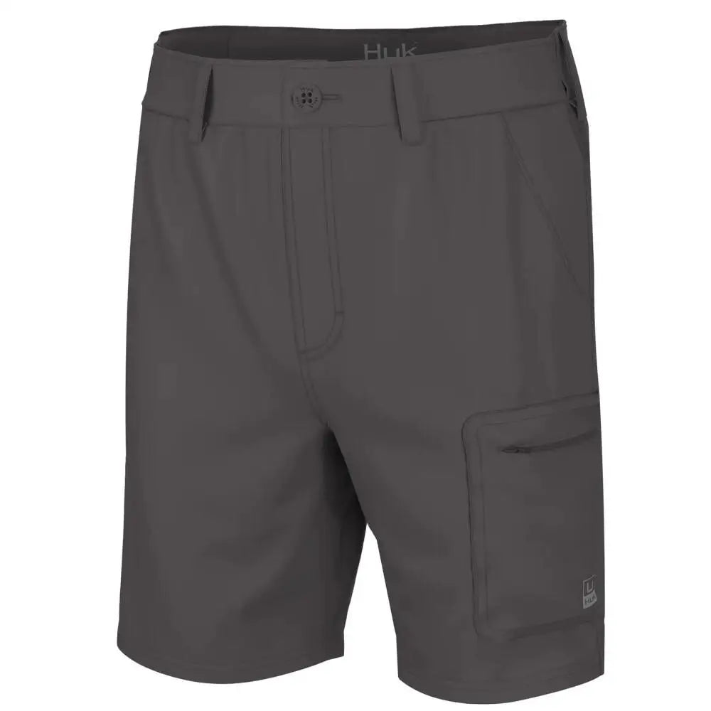 Huk Shorts|clothing & Footwear Huk Next Level 7’’ Shorts Iron 2xl Buy at Faith and Freedom Outdoors