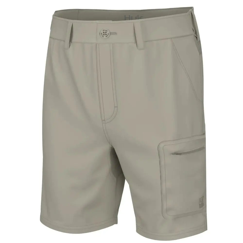 Huk Shorts|clothing & Footwear Huk Next Level 7’’ Shorts Khaki Xl Buy at Faith and Freedom Outdoors