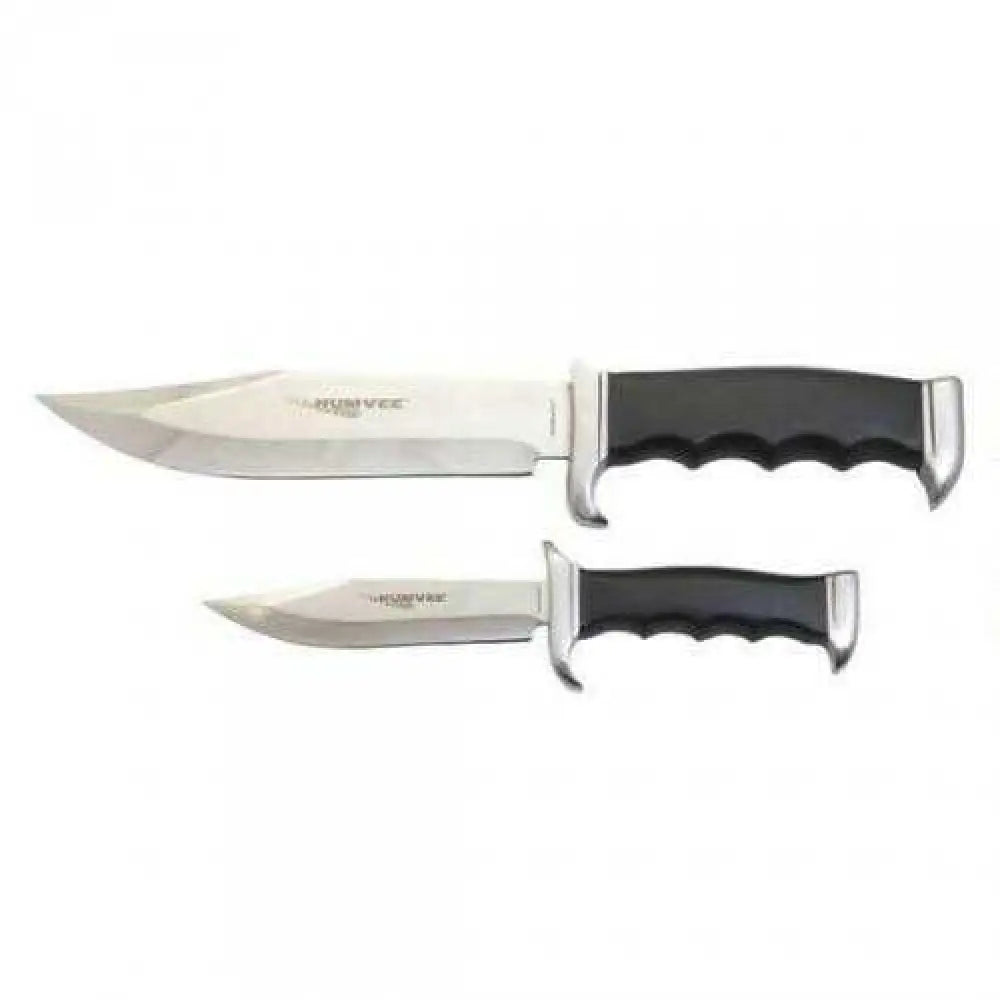 Humvee Bowie Knife Combo Set Large & Small Md: Hmv-bc-02-bk