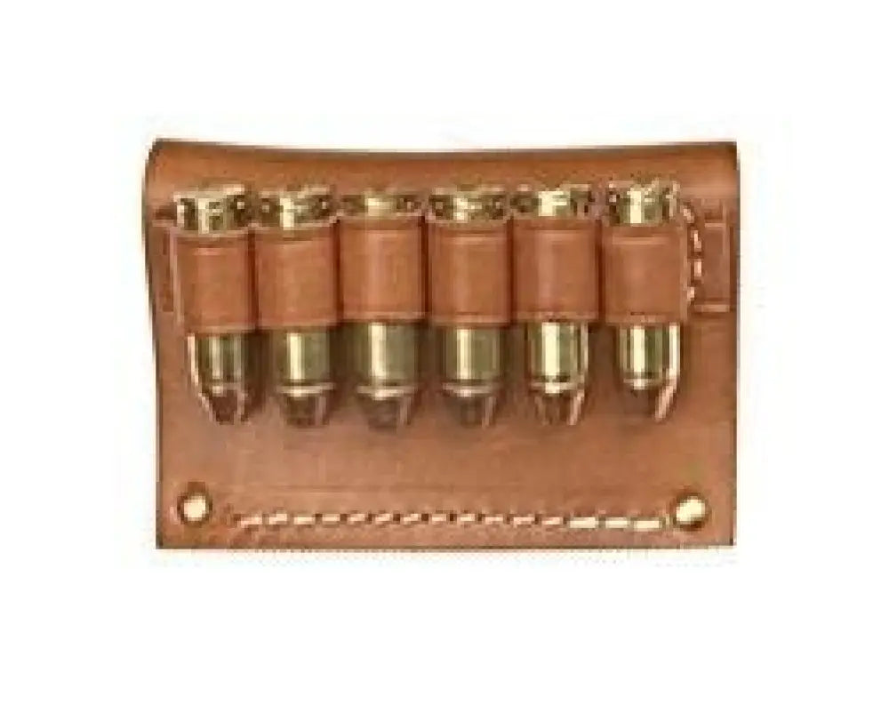 Hunter Company Inc Cartridge Holders Leather Slide 50 Caliber 6 Rounds Buy at Faith and Freedom Outdoors