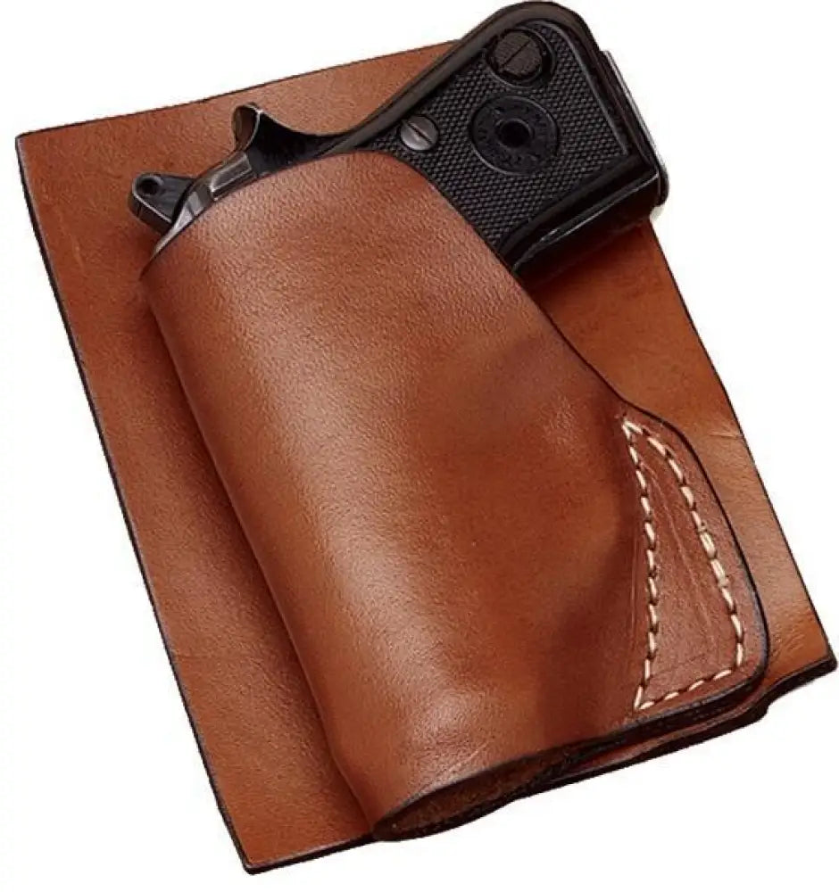 Hunter Company Inc Gun Holsters Leather Ruger Lcp Pocket Holster Right Hand Tan Buy at Faith and Freedom Outdoors