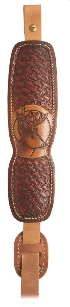 Hunter Company Inc Slings Prohunter Leather Sling - Deer Head Graphic Buy at Faith and Freedom Outdoors