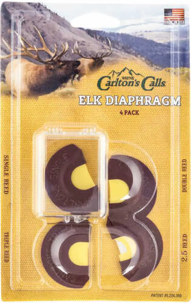Hunters Specialties Carltons Single Reed with Infinity Latex Mouthpiece Elk 4 Pack Includes Premium Flex - 70314