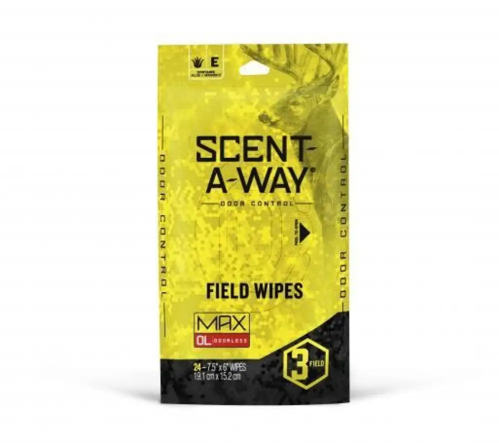 Hunters Specialties Field Products Scent-a-way Max Wipes 24/ct Buy at Faith and Freedom Outdoors