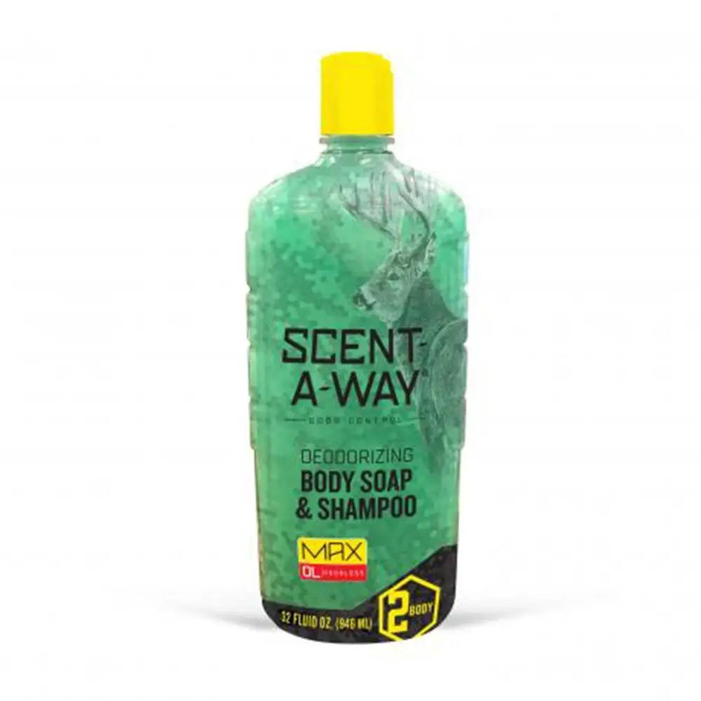 Hunters Specialties Hygiene Products Scent-a-way Max Liquid Body Soap & Shampoo 32 Oz Bottle Buy at Faith and Freedom