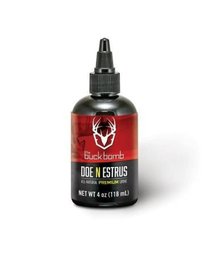 Hunters Specialties Scent Attractants Buck Bomb Doe ?n Estrus Liquid 4 Oz with Wicks Buy at Faith and Freedom Outdoors