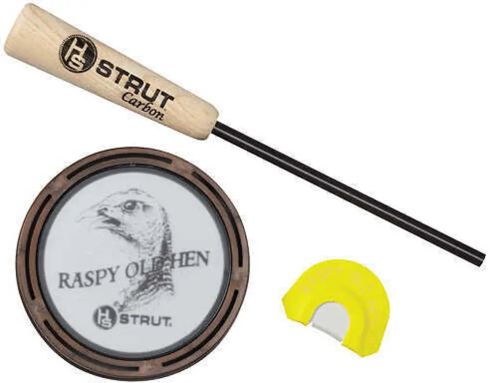 Hunters Specialties Turkey Friction Call Raspy Old Hen Glass Dia 07011 - 7011