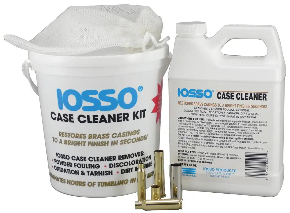 Iosso Products Tumblers & Media Case Cleaner Kit - 1 Quart Buy at Faith and Freedom Outdoors