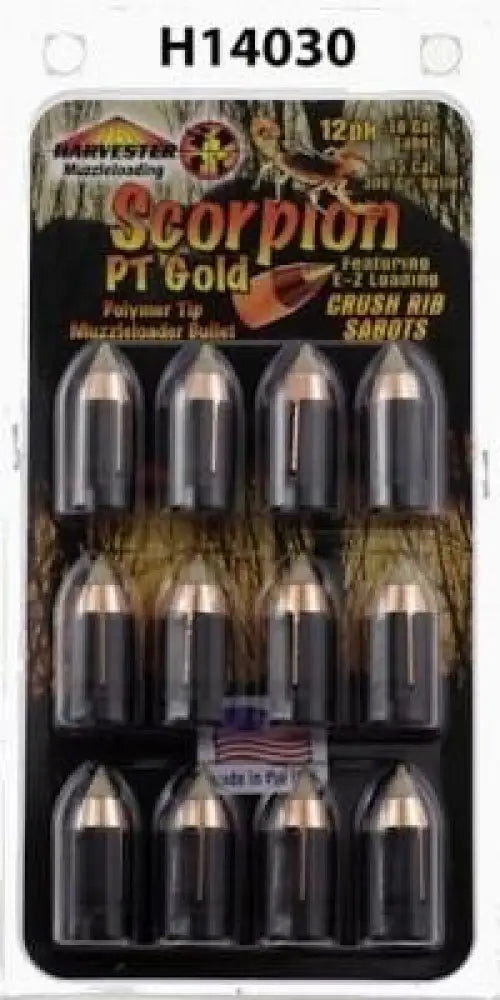 J-ron Muzzleloader Bullets & Sabots|muzzleloader Sabots Harvester Muzzleloading Scorpion Pt Gold Premium Polymer Tip 50