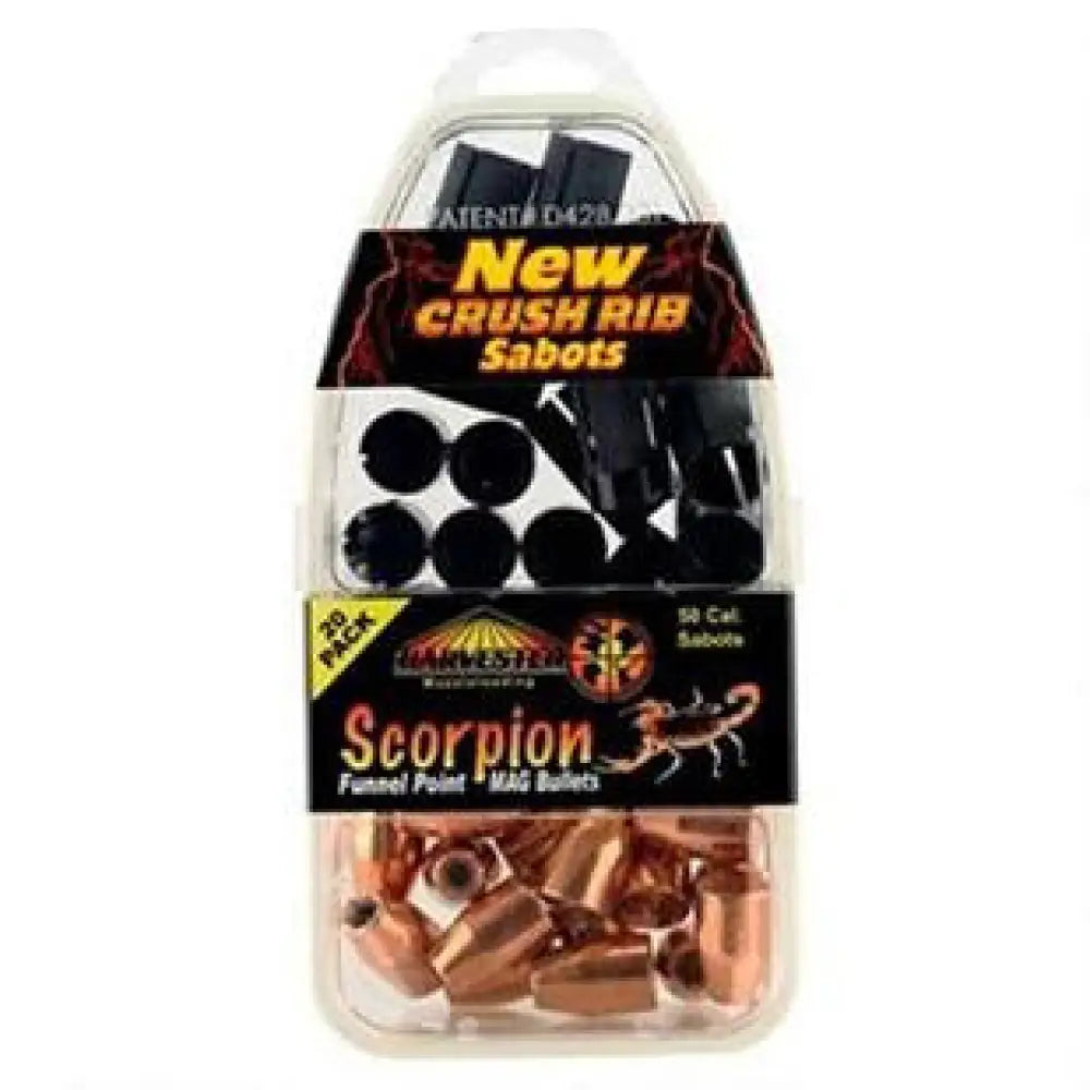 J-ron Muzzleloader Bullets & Sabots|muzzleloader Sabots Harvester Muzzleloading Scorpion Funnel Point Mag 50 Cal. Sabot