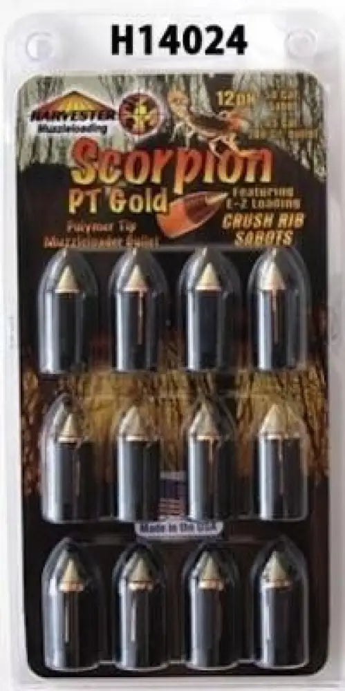 J-ron Muzzleloader Bullets & Sabots|muzzleloader Sabots Harvester Muzzleloading Scorpion Pt Gold Premium Polymer Tip 50