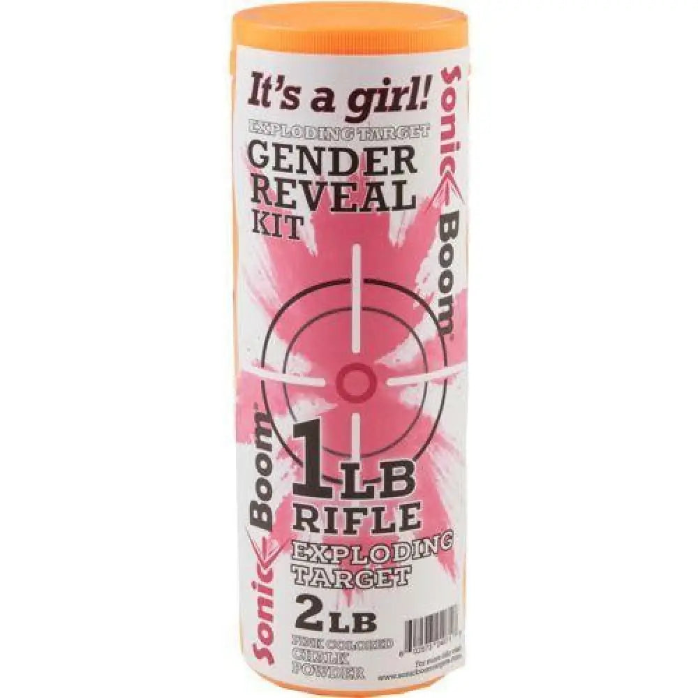 Jerent Enterprises Sonic Boom Reactive Targets Exploding Rifle Target - Gender Reveal Kit - Girl Buy at Faith