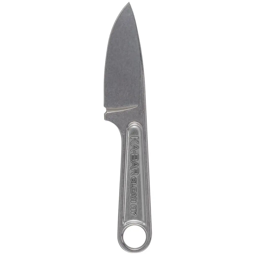 Ka-bar Knives & Edged Tools Forged Wrench Fixed Knife 3’’ Drop Point Blade Silver Buy at Faith and Freedom Outdoors
