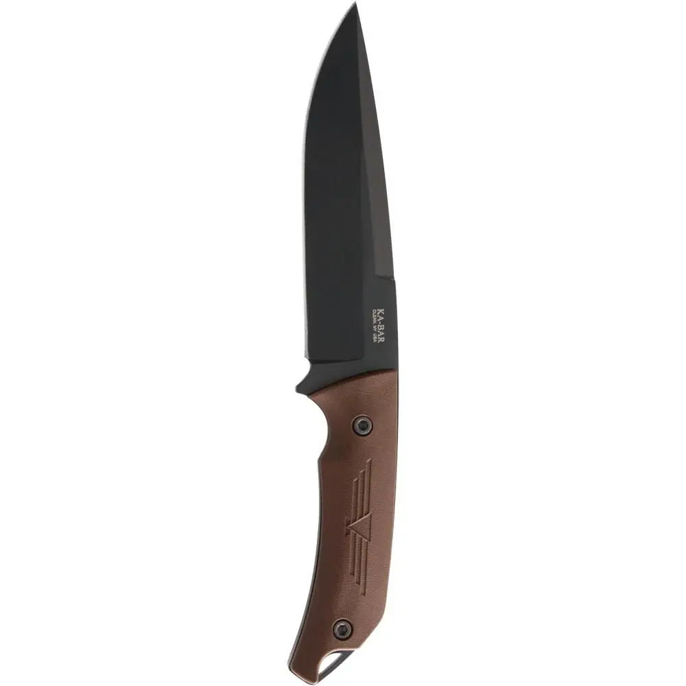 Ka-bar Knives & Edged Tools|knives Tools Jarosz Turok Fixed Knife 6-1/4’’ Clip Point Blade Brown Buy at Faith