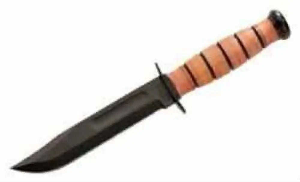 Ka-bar Short Usmc Straight Edge W/ Globe Sheath 2-1250-5