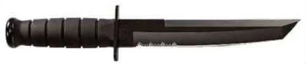 Kabar Ka-bar Tanto Fixed Blade Knife 1095 Cro-van/black Combo Point Glass Filled Nylon Sheath 7’’ Black Kraton Bo