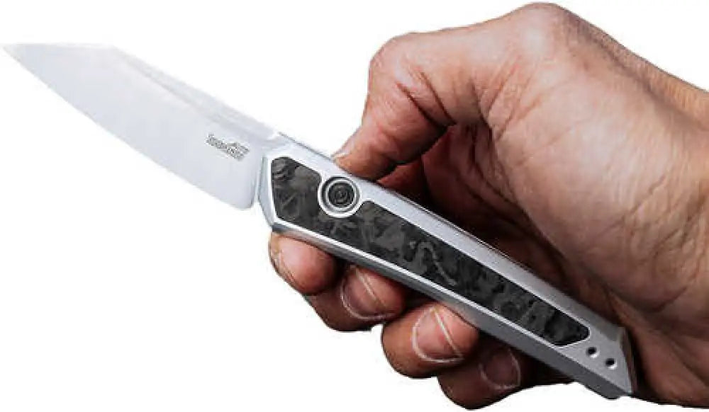 Kershaw 7050 Launch 20 Edc 3’’ Automatic Reverse Tanto Plain Satin Cpm Magnacut Steel Blade Black/gray Aluminum/carbon f