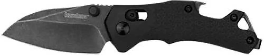 Kershaw 8337 Craze Edc 2.35’’ Folding Reverse Tanto Plain Blackwash 8cr13mov Ss Blade Black Textured Gfn Handle