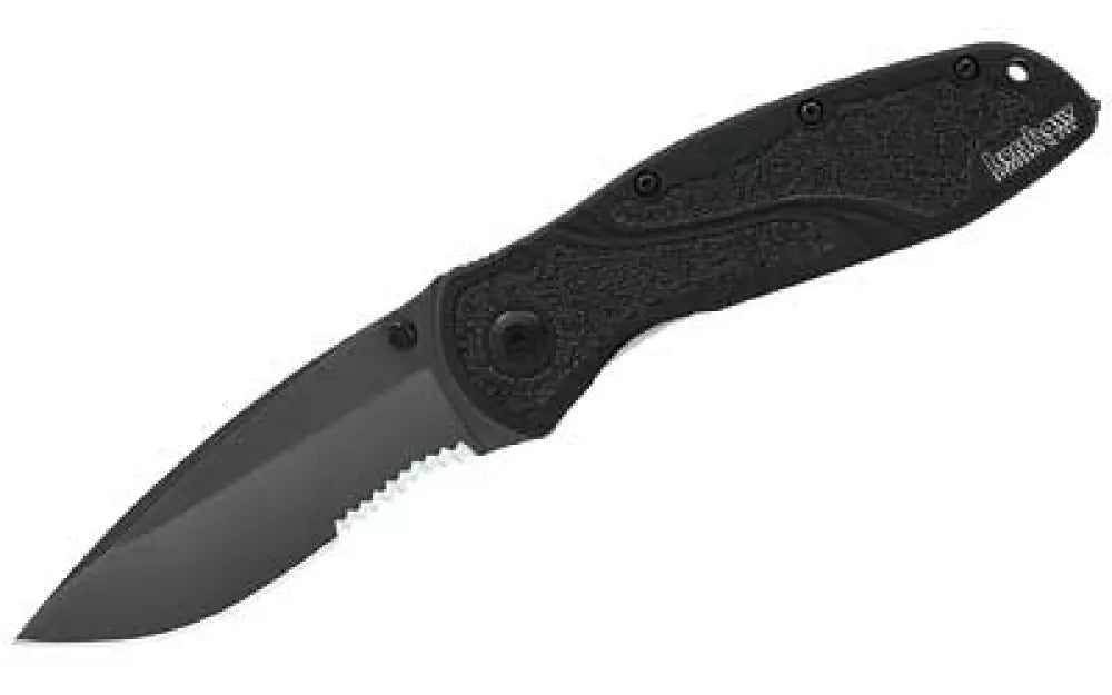 Kershaw Blur Glassbreaker Black Combo Buy at Faith and Freedom Outdoors - Folding Knives - Knife/assisted