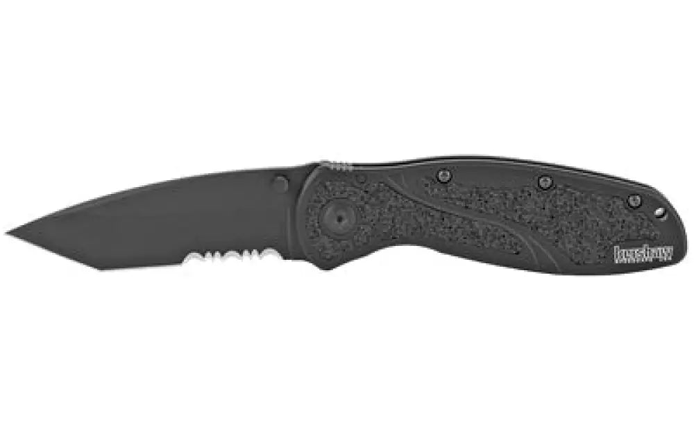 Kershaw Blur Tanto 3.4’’ Black/black Serr Buy at Faith and Freedom Outdoors - Folding Knives - Knife/assisted