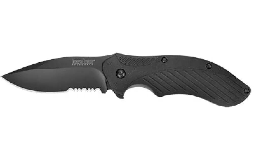 Kershaw Clash 3.1’’ Black Serrated Buy at Faith and Freedom Outdoors - Folding Knives - Knife
