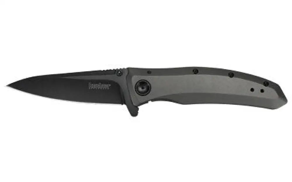 Kershaw Grid 3.7’’ Pln Black-oxide Buy at Faith and Freedom Outdoors - Folding Knives - Knife
