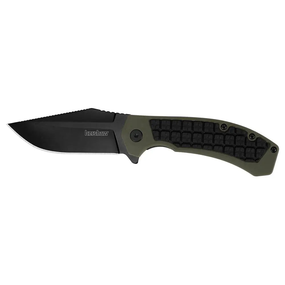 Kershaw Knives & Edged Tools|knives Faultline Folder Knife 3’’ Drop Point Blade Olive Buy at Faith and Freedom Outdoors