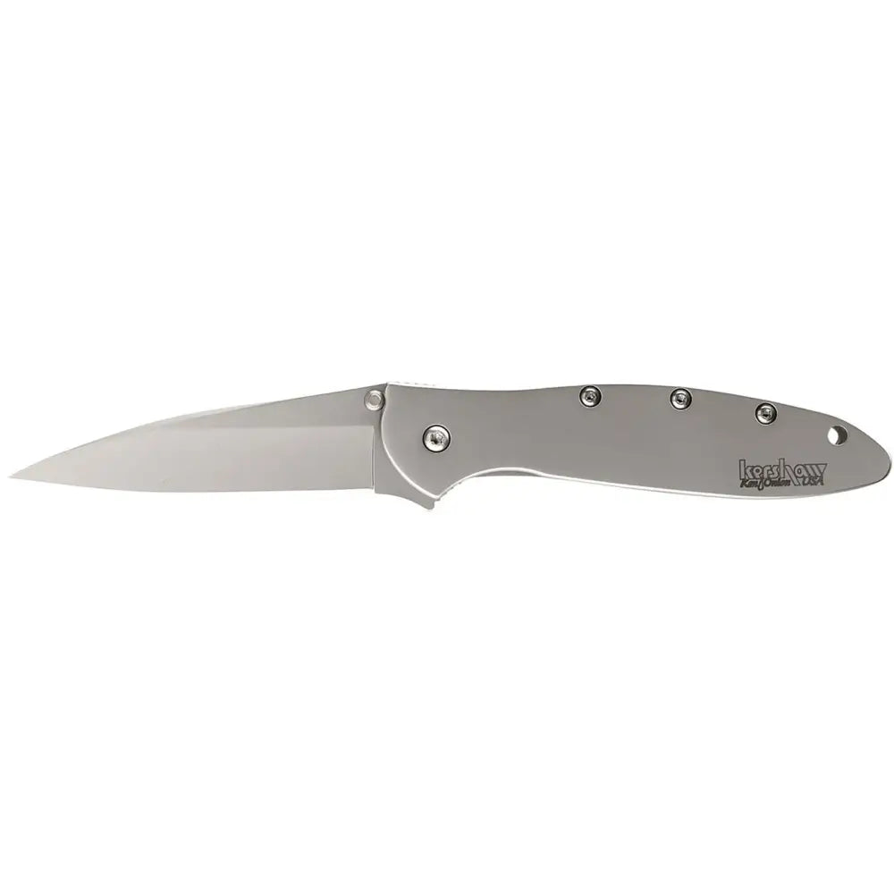 Kershaw Knives & Edged Tools|knives Ken Onion Leek Folding Knife 3’’ Drop Point Blade Silver Buy at Faith and Freedom