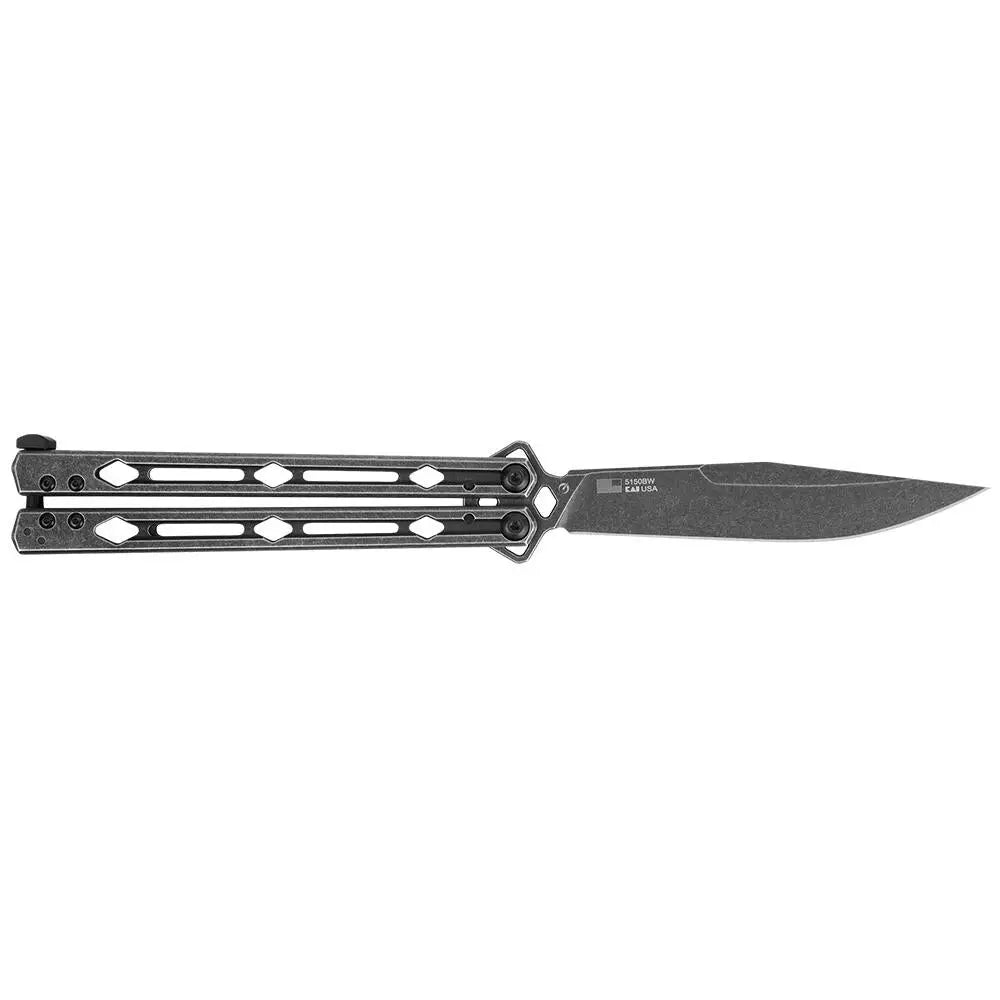 Kershaw Knives & Edged Tools|knives Lucha Folding Knife 4-3/5’’ Drop Point Blade Blackwash Buy at Faith and Freedom