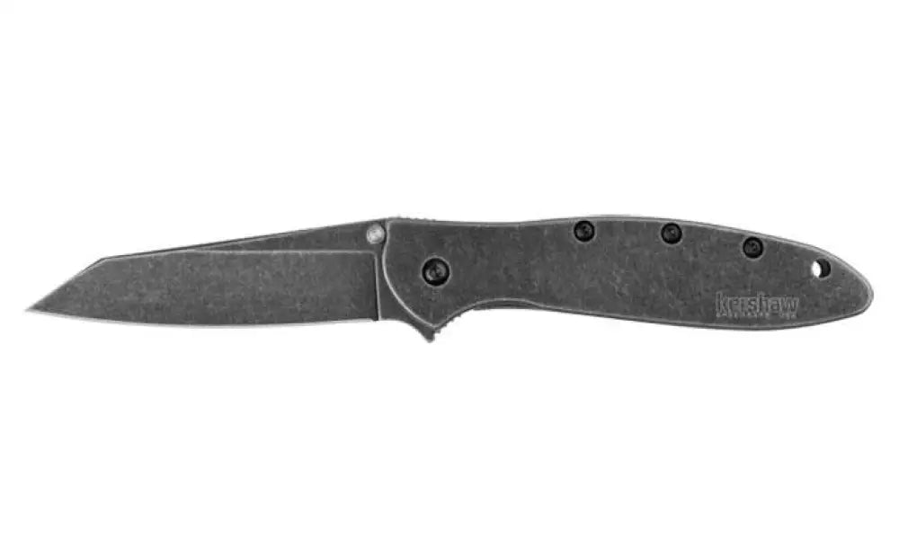 Kershaw Knives & Edged Tools|knives Random Leek Reverse Tanto Assisted Folding Knife (3’’ Blackwash) Buy at Faith