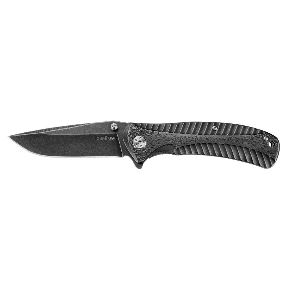 Kershaw Knives & Edged Tools|knives Starter Folding Knife 3-2/5’’ Drop Point Blade Blackwash Buy at Faith and Freedom