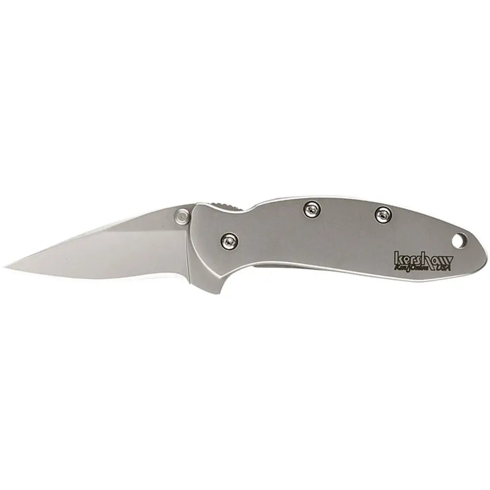 Kershaw Knives Ken Onion Chive Folding Knife 1-9/10’’ Drop Point Blade Silver Buy at Faith and Freedom Outdoors