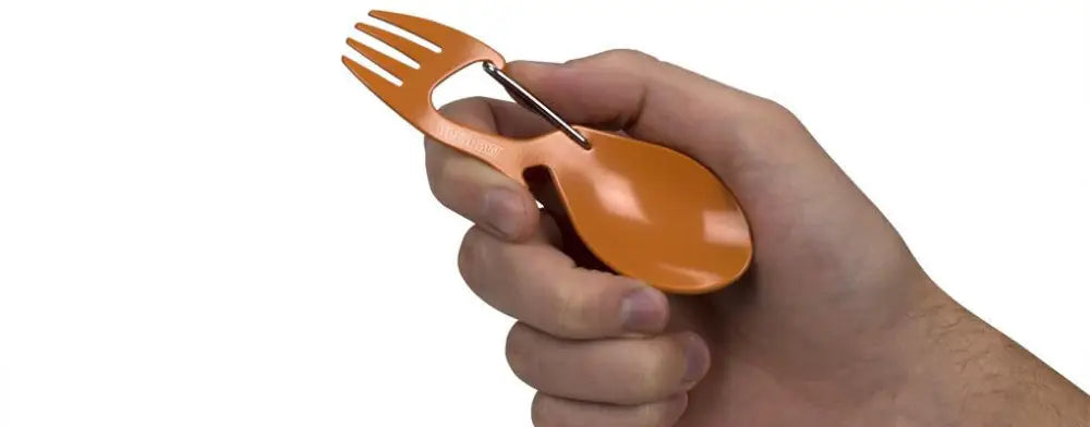 Kershaw Knives Utensils Ration Orange Eating Utensil / Multi-tool - 4-3/5’’ Overall Length Buy at Faith and Freedom