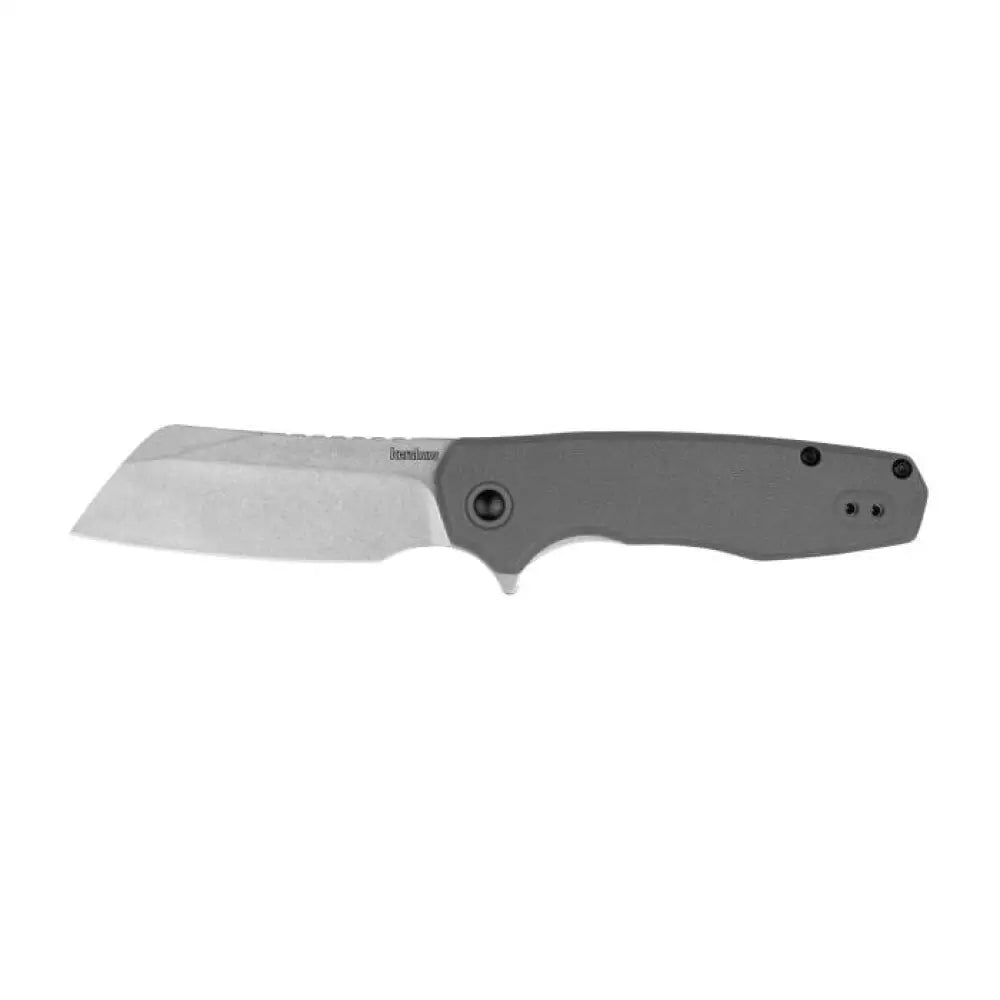 Kershaw Knives Wharf Folding Knife 2-4/5’’ Cleaver Blade Grey Buy at Faith and Freedom Outdoors