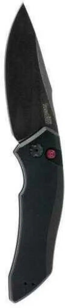 Kershaw Launch 1 Folding Knife Push-button Open 3.4’’ Steel Blade with Blackwash Finish - 7100bw