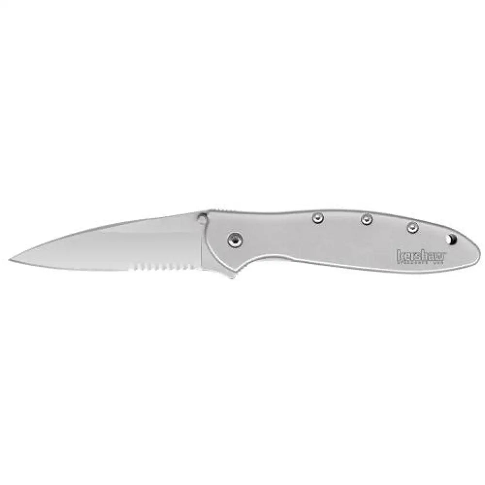 Kershaw Leek 3’’ Partially Serrated Blade Stainless Steel Md: 1660st
