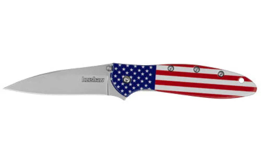 Kershaw Leek 3’’ Usa Flag/safariland v Buy at Faith and Freedom Outdoors - Folding Knives - Knife/assisted