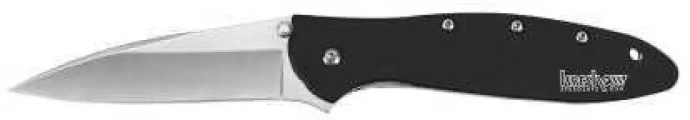 Kershaw Leek Black with Stone Wash Box 1660swblk