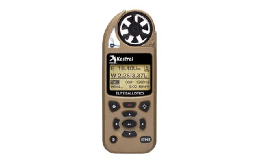 Kestrel 5700x Elite W/ballistics Tan Buy at Faith and Freedom Outdoors - Radios & Communication