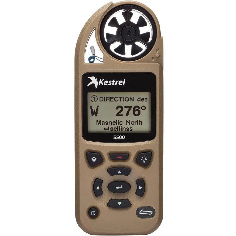 Kestrel Meters Emergency & Survival Kestrel 5500 Weather Meter with Bluetooth Link + Vane Mount (tripod not Included)