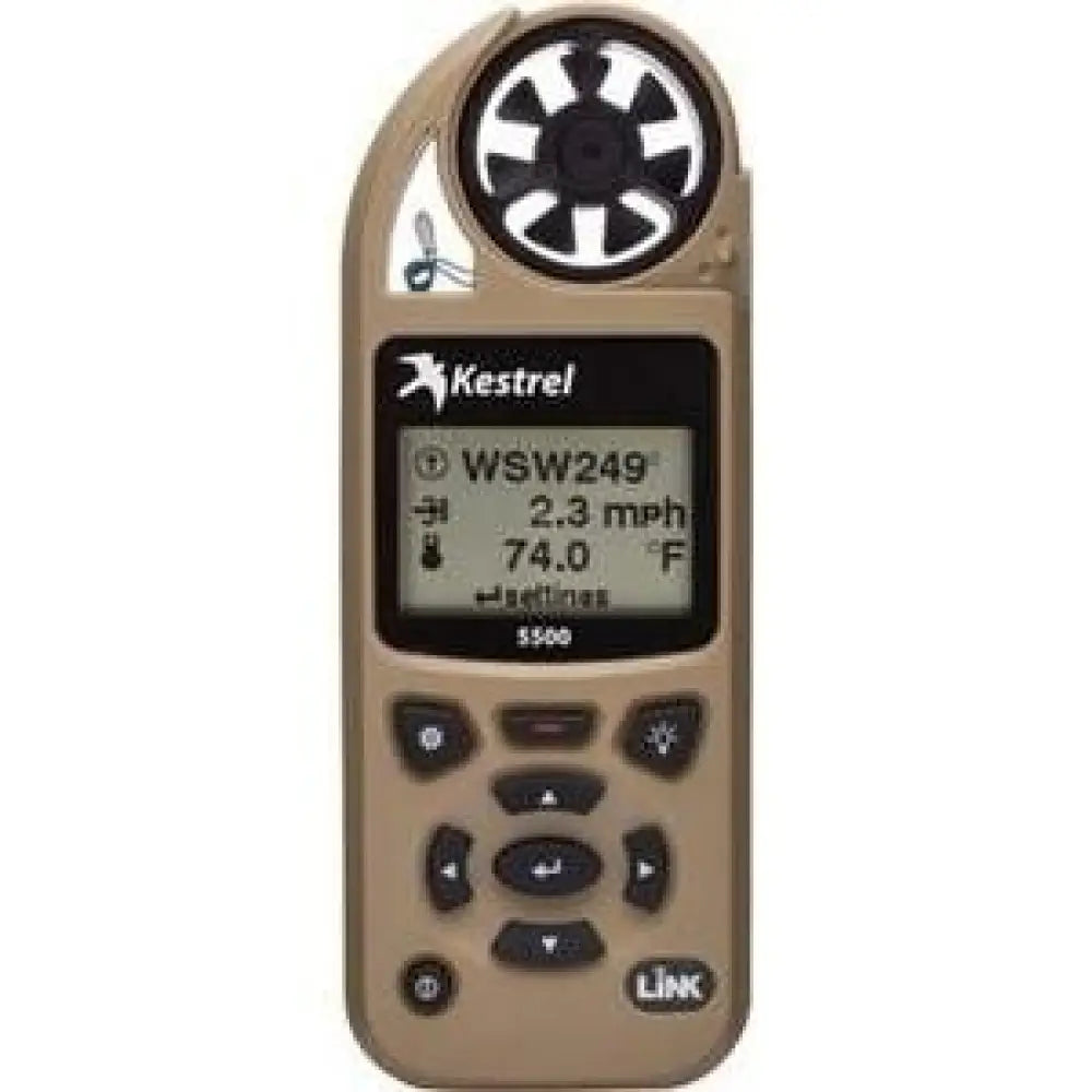 Kestrel Meters Emergency & Survival Kestrel 5700 Ballistics Weather Meter with Link - Tan Buy at Faith and Freedom