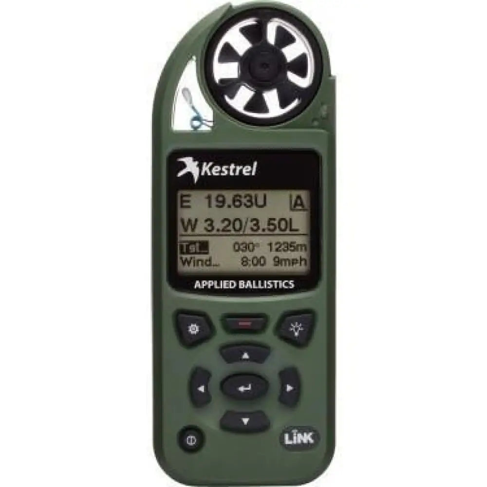 Kestrel Meters Emergency & Survival Kestrel 5700 Elite Weather Meter with Applied Ballistics Link - Olive Drab Buy