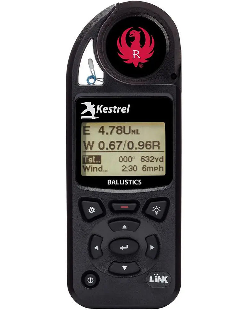 Kestrel Meters Emergency & Survival Kestrel 5700 Ruger Ballistics Weather Meter with Applied Link Black Buy at Faith