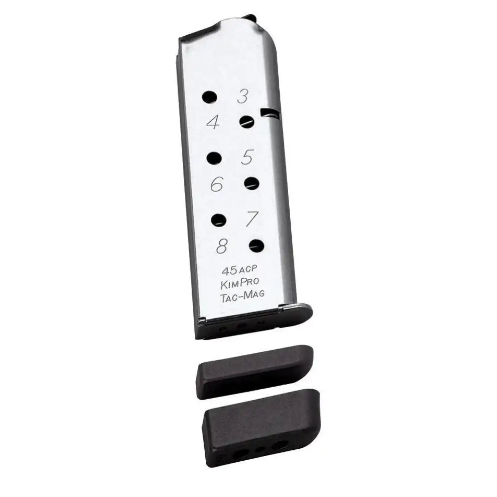 Kimber Handgun Magazines Kimpro Tac-mag 1911 Magazine Stainless Steel Full-length Grip.45 Acp 8/rd Buy at Faith