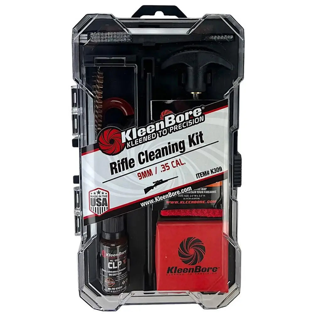Kleen Bore Gun Cleaning Kits Kleenbore 9mm Pistol Caliber Carbine (rifle) Kit Buy at Faith and Freedom Outdoors